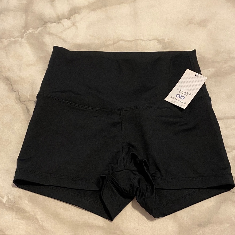 Black High-Waisted Women's Shorts Sz XS